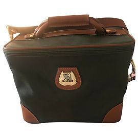 Vanity case Lancel en cuir vert olive Vert olive Vert foncé
