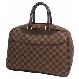 Louis Vuitton-Louis Vuitton Deauville SPO Womens Boston bag N47272 damier ebene-Damier ebene