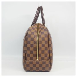 Louis Vuitton-Louis Vuitton Deauville SPO Womens Boston bag N47272 damier ebene-Damier ebene
