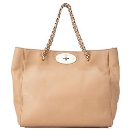 Mulberry Brown Cecily Leather Tote Bag Brown Beige