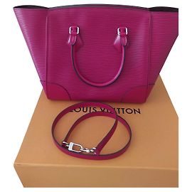 Sac Louis Vuitton Phenix en cuir prune Prune