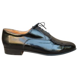 Joseph Fenestrier-varnished derbies Unic Joseph Fenestrier p 40-Black