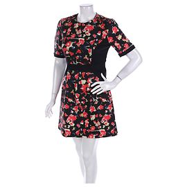 Vestido multicolor de algodón French Connection M Multicolor
