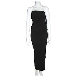 Wolford Fatal Ruched Dress Black