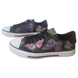 Valentino Garavani-Sneakers Valentino Camubutterfly, taglia 39-Cachi