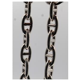 Hermès-Hermès ANCRE chain necklace Sterling silver-Silvery