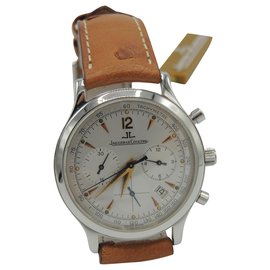 Jaeger Lecoultre-JAEGER LECOULTRE watch MASTER CONTROL CHRONO "1000 HOURS "-Silvery