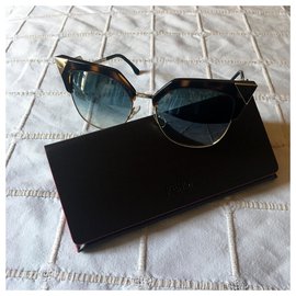 Fendi-HAVANA GOLD-Brown,Dark brown