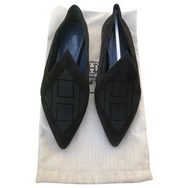 Hermès-Ballet flats-Black