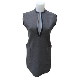 Céline robe Black Grey