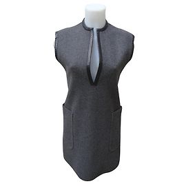 Céline Robe Schwarz Grau