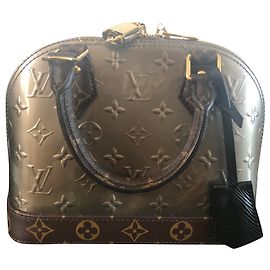 Louis Vuitton Alma BB Edición Limitada Castaño Negro Plata Gold hardware