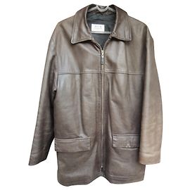 Givenchy Giacca in pelle da uomo taglia M Marrone