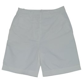 Acne-Pantalones cortos-Blanco