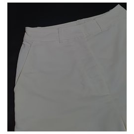 Acne-Pantalones cortos-Blanco