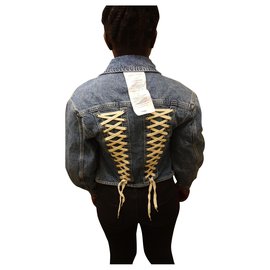 Maje Denim Jacket Light Blue Light blue