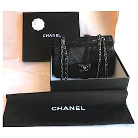 Chanel-Borsa jumbo senza tempo limitata-Nero