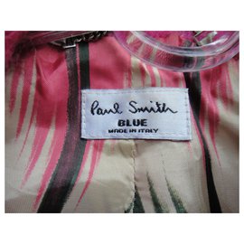 Paul Smith Blue-T-shirt in lana e mohair Paul Smith 40-Rosa