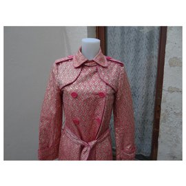 Marc Jacobs-Manteaux, Vêtements d'extérieur-Rose,Doré
