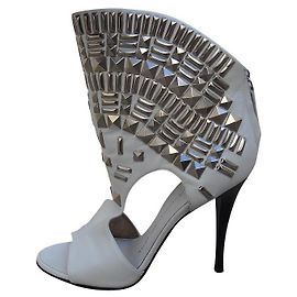 Giuseppe Zanotti Ankle Boots White Leather 38 FR White