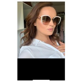 Fendi-FF0290 /S /35J/53-Brown,Pink,White,Gold hardware