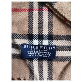 Burberry-Lenço marrom misto Burberry-Castanho claro