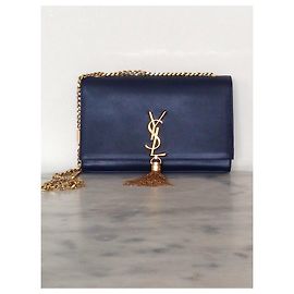 SAC SAINT LAURENT KATE MEDIUM POMPON Noir