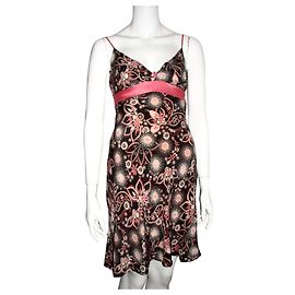 Matthew Williamson vestido de seda Multicor