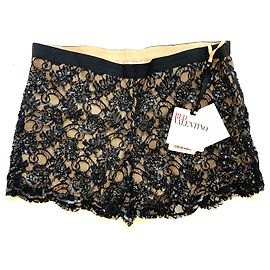 Red Valentino lace shorts Black Beige