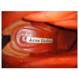 Acne-ACNE STUDIOS p ankle boots 40-Black