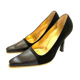 Vintage Gucci suede pumps size 38,5 Black