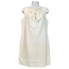 Vestido Diane Von Furstenberg Garner de algodón blanco Blanco