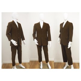 Hugo Boss-Hugo Boss Rossellini Movie Corduroy Suit-Brown