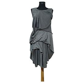 Vestido Cos Cinza Cinza
