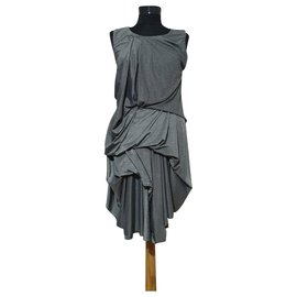 Cos Kleid Grau Grau