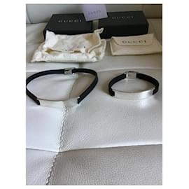 Gucci-Collier et bracelet Gucci-Blanc