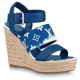Louis Vuitton LV Escale starboard wedge new Blue