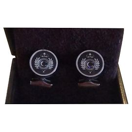 CANALI CUFF BUTTONS ECUSSON CANALI Silver hardware