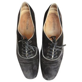 Joseph Fenestrier-richelieu suede Joseph Fenstrier p 44-Black