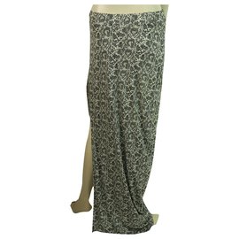 Thakoon-Thakoon Black & White Snake Pattern Maxi Long Skirt or Strapless Dress size XS-Multiple colors