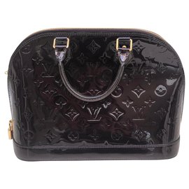 Louis Vuitton-Handbags-Dark red