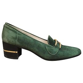 escarpins vintage Gucci p 37,5 Vert