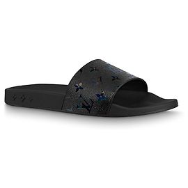 Louis Vuitton LV waterfront mules black new Black