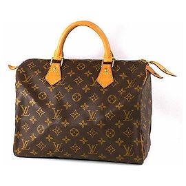 Louis Vuitton Speedy 30 Bolsa de Boston para mulher M41108 Castanho Marrom