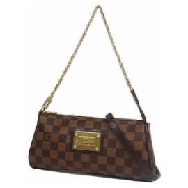 Louis Vuitton-LOUIS VUITTON clutch bag Eva Womens shoulder bag N55213 damier ebene-Damier ebene