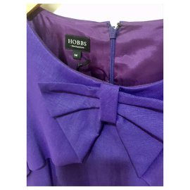 Hobbs-Vestido de invitación Hobbs, NUEVO-Púrpura