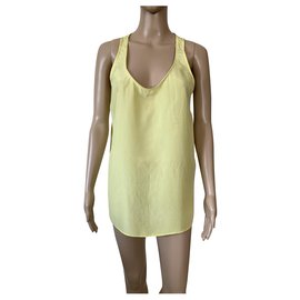 Top de seda Bruuns Bazaar Amarillo Amarillo