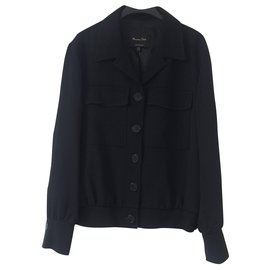 Massimo Dutti Jackets Black