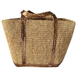 Vanessa Bruno Bast-Tasche Metallisch Stroh