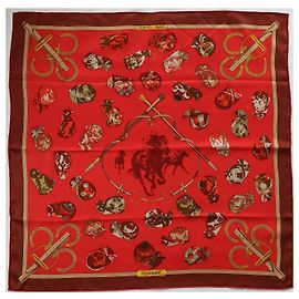 Hermès Jóquei Vermelho Multicor